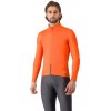 Castelli Perfetto Air Jacket, Brilliant orange Veľkosť: XXL Pánska cyklistická bunda s dlhým rukávom
