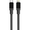 Tactical KP31177 Fat Man USB-C/Lightning, 1m, sivý