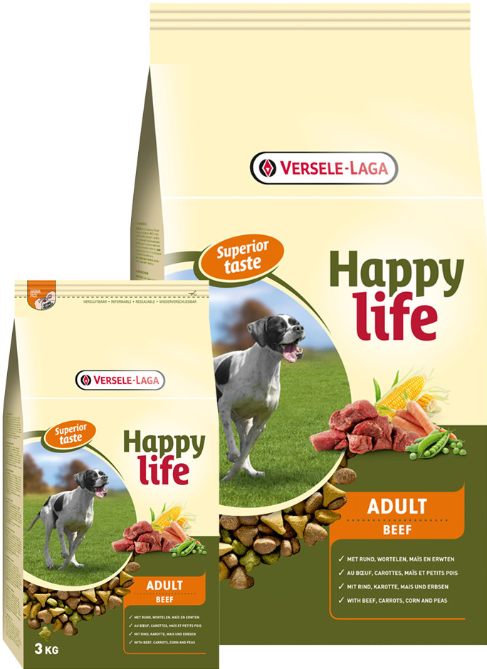 Versele Laga Happy Life Adult Beef 15 kg