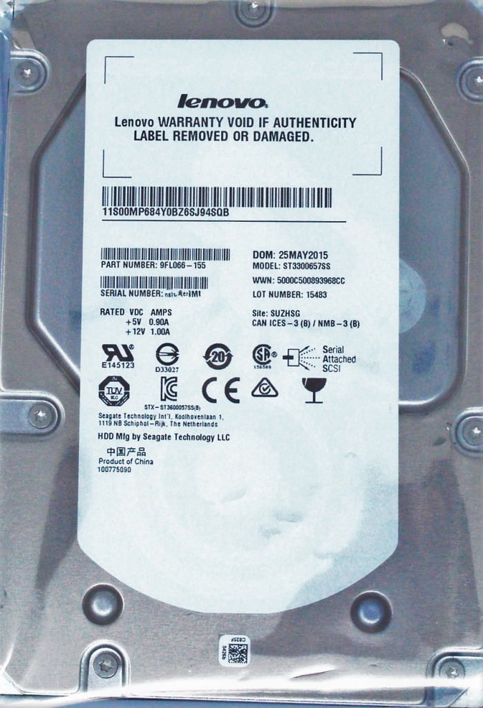 Seagate Cheetah 15K.7 300GB, SAS, 15000RPM, 16MB, ST3300657SS