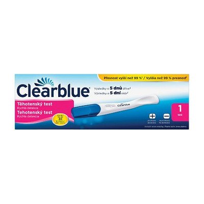 Tehotenský test Clearblue PLUS/ rýchla detekcia 1x1 ks