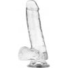 Xray Clear Cock With Balls 18.5cm X 3.8cm -