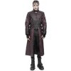 Devil Fashion kabát Punk Čierna červená