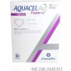 AQUACEL Ag Foam adhezívne penové krytie sacral, so striebrom, so silikónovým okrajom, 16,9