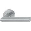 HOPPE poloviční sada klik AMSTERDAM kulatá, čtyřhran 10/62 mm, nerez mat