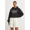 Mikina adidas Originals Bling Hoodie dámska, čierna farba, s kapucňou, s nášivkou, IW5697 S