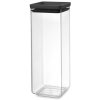 Brabantia Dóza Square so sivým vekom 2,5 l