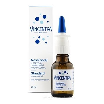 VINCENTKA NOSOVÝ SPREJ STANDARD hypotonický 1x25 ml