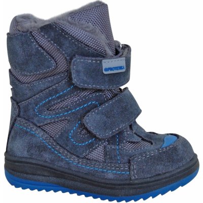 Protetika zimné topánky FARI blue zateplené kožušinkou