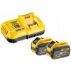 Štartovacia sada DeWalt 2 akumulátory FLEXVOLT 18-54V/9.0-3.0Ah + rýchlonabíjačka