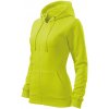 Malfini TRENDY ZIPPER 411 Mikina dámska S, Limetková
