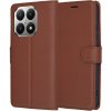 Techsuit - Leather Folio kožené knižkové puzdro pre Xiaomi 15T - hnedé