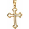 Zlatnictvo.sk Zlatý prívesok Krížik PRI25309