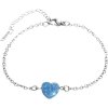 JSB Bijoux Srdiečko z opálu v modrej farbe 61500931bl