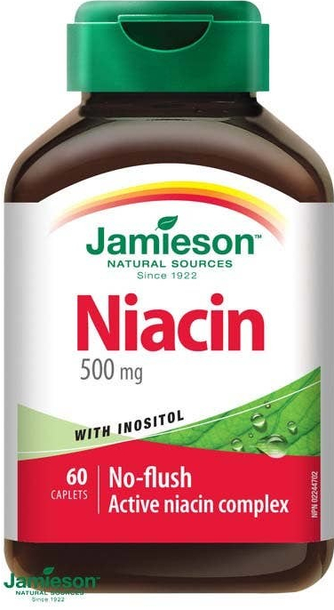 Jamieson Niacín 500 mg s inozitolom 60 tabliet