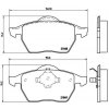 Sada brzdových platničiek kotúčovej brzdy BREMBO P 85 039