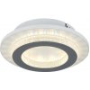 GLOBO 48042-12W JAYDEN stropné svietidlo D200mm LED 12W 1400/470lm 3000+4000+6500K biela, krištáľový efekt