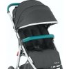 Babystyle Látkové poťahy Oyster Zero set sedačka textil + strieška Tungsten Grey