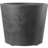 Deroma Milénium Samozavlažovací kvetináč Vaso, 59 x 49 cm, plast, antracit, 9HB14SZ