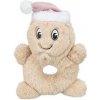 Vianočná hračka pes Sušienka so zvukom, plyš 22cm TR