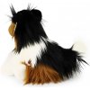 Rappa Plyšový pes kolie dlouhosrstá 28 cm ECO-FRIENDLY