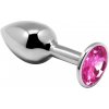 Alive Anal Pleasure Mini Plug Metal Pink Size L