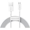 Baseus CAMYS-A02 Superior Fast Charging Datový Kabel MicroUSB 2A 2m White