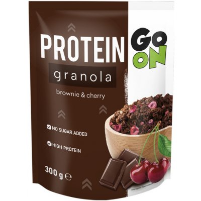 GO ON Proteínová granola brownie a cherry 300 g