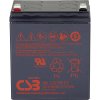 CSB Battery HR 1227W high-rate HR1227WF2 olovený akumulátor 12 V 6.2 Ah olovený so skleneným rúnom (š x v x h) 90 x 106 x 70 mm plochý konektor 6,35 mm ,; HR1227WF2