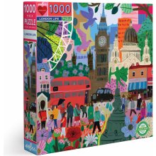 EEBOO Čtvercové Londýnský život 1000 dielov