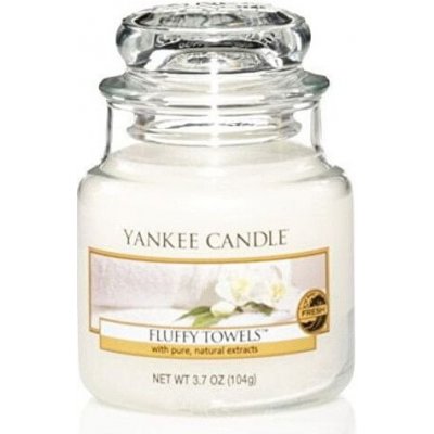 Yankee Candle Aromatická sviečka Classic malá Fluffy Towels 104 g