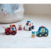 Petit Collage Záchranárske autíčka s figúrkami