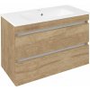 Sapho EZARA umývadlová skrinka 78x54x39cm, dub alabama EZ792-2222