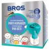 BROS elektrický odparovač proti komárom pre deti 1ks