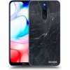 Picasee silikónový prehľadný obal pre Xiaomi Redmi 8 - Black marble