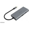 AKASA - externé USB hub - USB typ-C na 9-in-1 AK-CBCA21-18BK