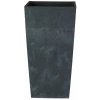 Prosperplast Kvetináč s vkladom URBI SQUARE BETON EFFECT 26,5 cm antracit