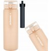 Filtračná fľaša Wessper ActiveMax Clarti Glass 0,68 l béžová/hnedá