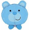 Fóliový balónik Medvedík modrý priestorový 69cm