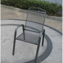 zahradní židle, křeslo ZWMC-31 kovová, výplet