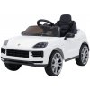 RAMIZ Elektrické autíčko - Porsche Cayenne - biele - motor 2x45W - batéria 12V/7Ah -2026