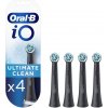 Oral-B iO Ultimate Clean čierne kefkové hlavy, balenie 4 ks