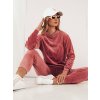 Dámsky velúrový set VIP PRIVATE Farba tmavo modrá DSTREET AY0867 Farba: Ružová, Veľkosť: L/XL