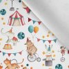 Takoy Bavlna premium NELA cirkus Animals white-NT-3837