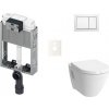 Cenovo zvýhodnený závesný WC set TECE na zamurovanie + WC Vitra S50 KMPLS50T
