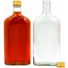 Sklenená fľaša 500ml 22cm ploská