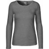 Neutral Dámske tričko s dlhým rukávom NE81050 Dark Heather M