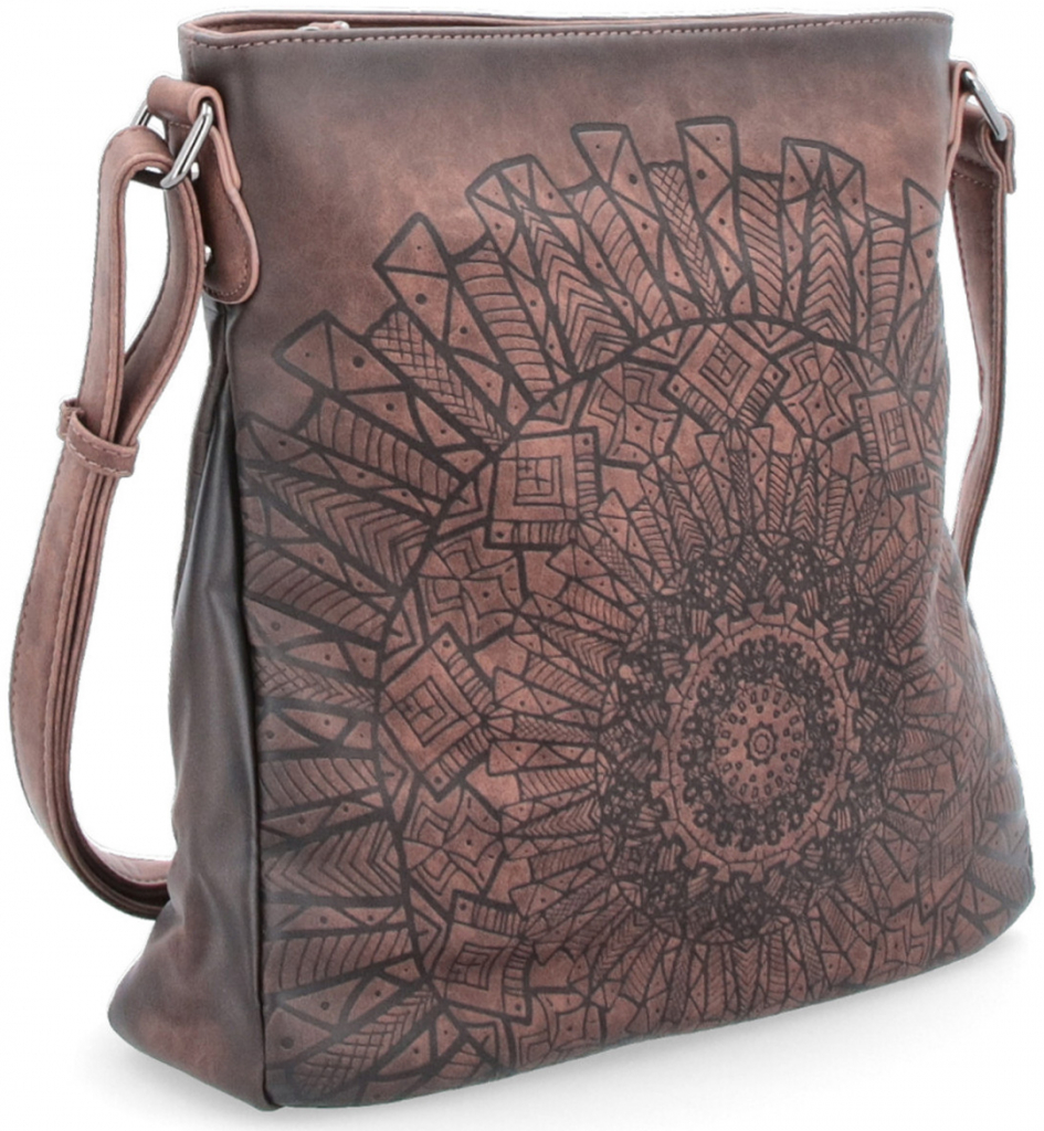 Indee kabelka crossbody hnedá 6295 H