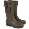 Fox Neoprene lined Camo/Khaki Rubber Boot (Size 9)