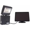 LED reflektor solárny, s pohybovým senzorom PIR a solárnym panelom, 6W